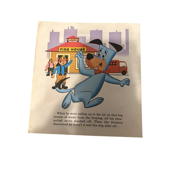 Huckleberry Hound At The Firehouse Book & Record Set 1969 45 RPM - Picture 3 of 4